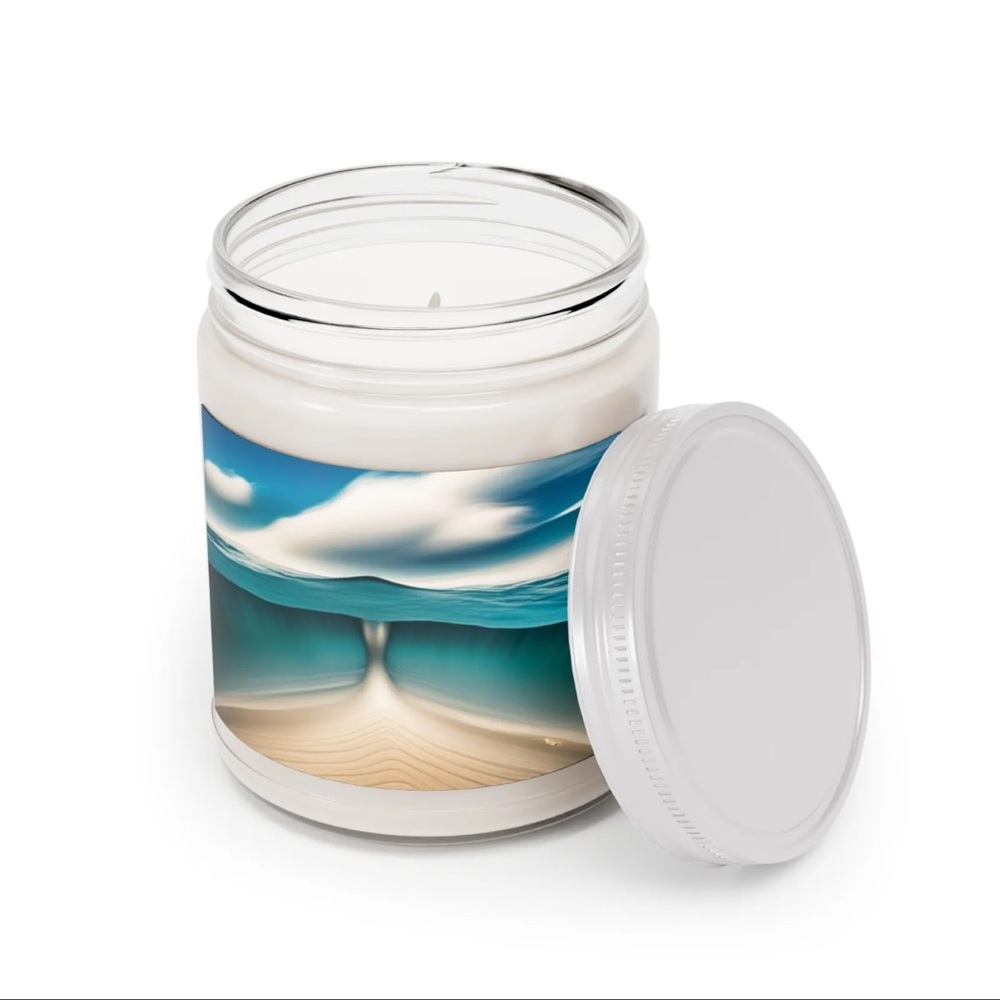 Scented candles (Relaxing oceanscape)